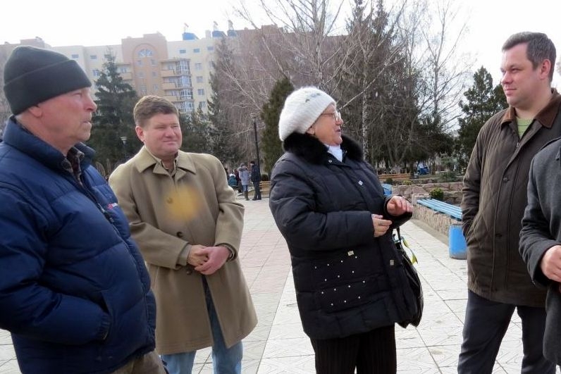 У Ладижині вiдбувся мiтинг на пiдтримку Надії Савченко