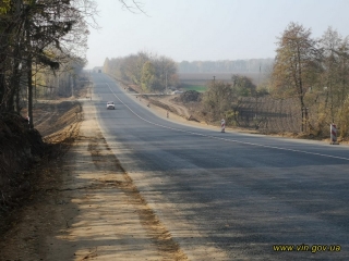 У другій половині листопада завершать ремонт дороги біля Гайсина