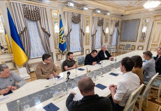 Президент України зустрівся з міністрами закордонних справ Нідерландів та Німеччини