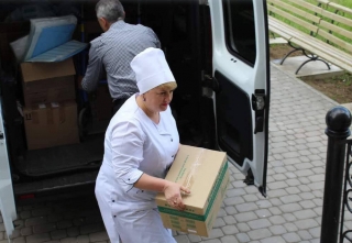 Вінницький обласний гуманітарний штаб розподілив 4,5 тонни медикаментів