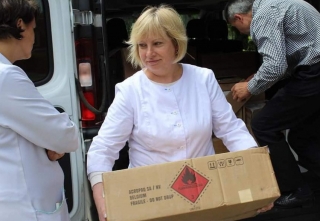Вінницький обласний гуманітарний штаб розподілив 4,5 тонни медикаментів