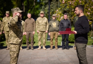 У День піхоти України Президент привітав воїнів-піхотинців і вручив державні нагороди та присвоїв почесні відзнаки