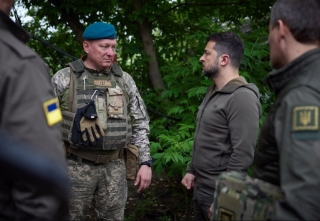 Президент України у День морської піхоти відвідав передові позиції українських захисників на Донеччині