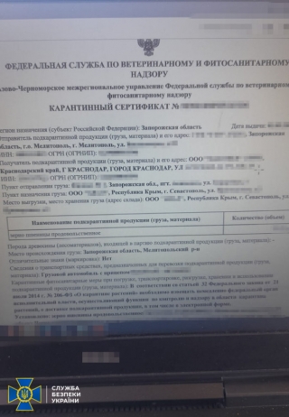Перевезення награбованого українського зерна: у ході спецоперації затримано судно рф Перевезення награбованого українського зерна: у ході спецоперації затримано судно рф